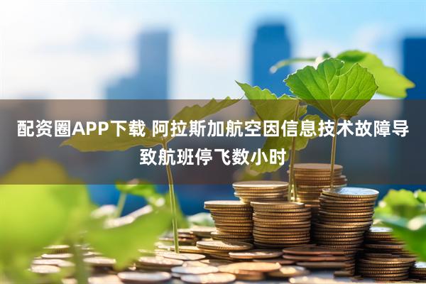 配资圈APP下载 阿拉斯加航空因信息技术故障导致航班停飞数小时